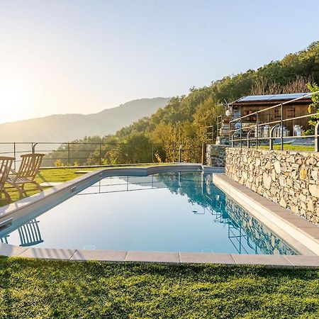 Sea-View Retreat - Pool, Tavern, Fireplace Rapallo Exterior foto