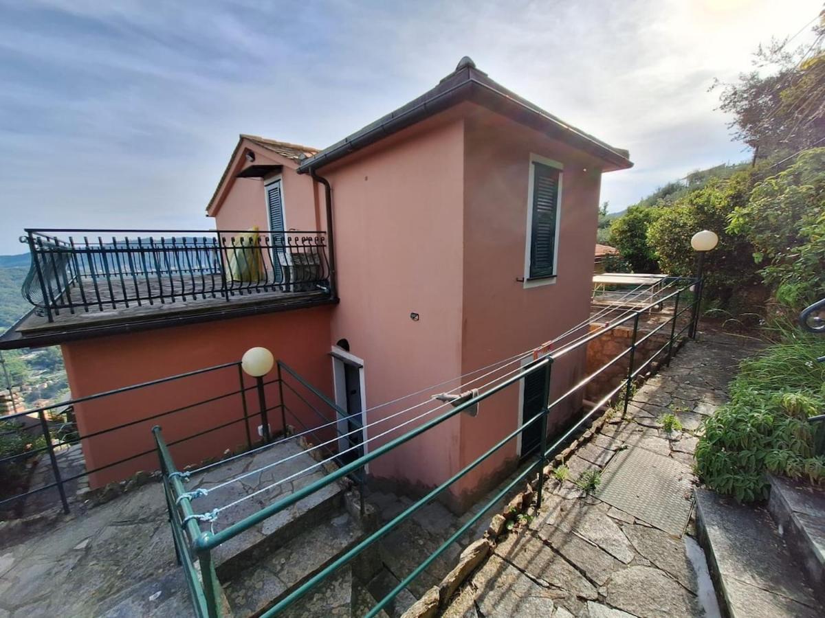 Sea-View Retreat - Pool, Tavern, Fireplace Rapallo Exterior foto